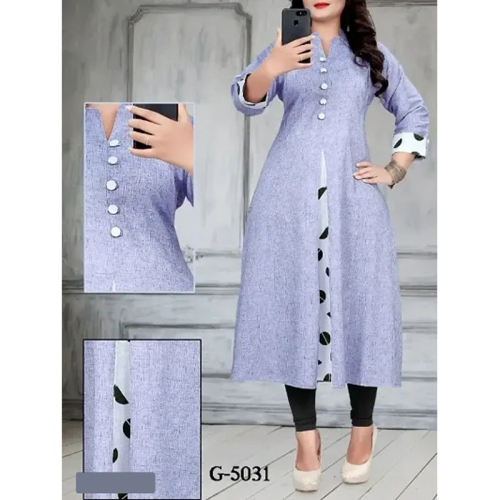 Stylish Khadi Cotton Printed Kurta for Women